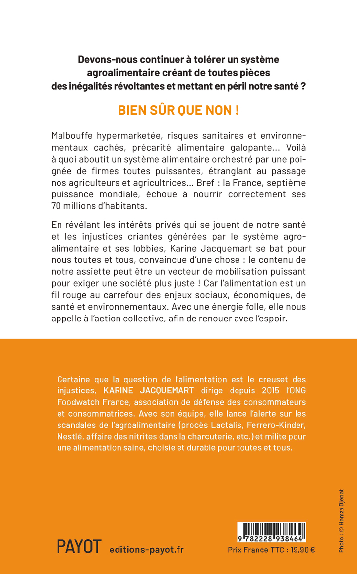 Les Dangers de notre alimentation -  JACQUEMART KARINE, Karine Jacquemart - PAYOT