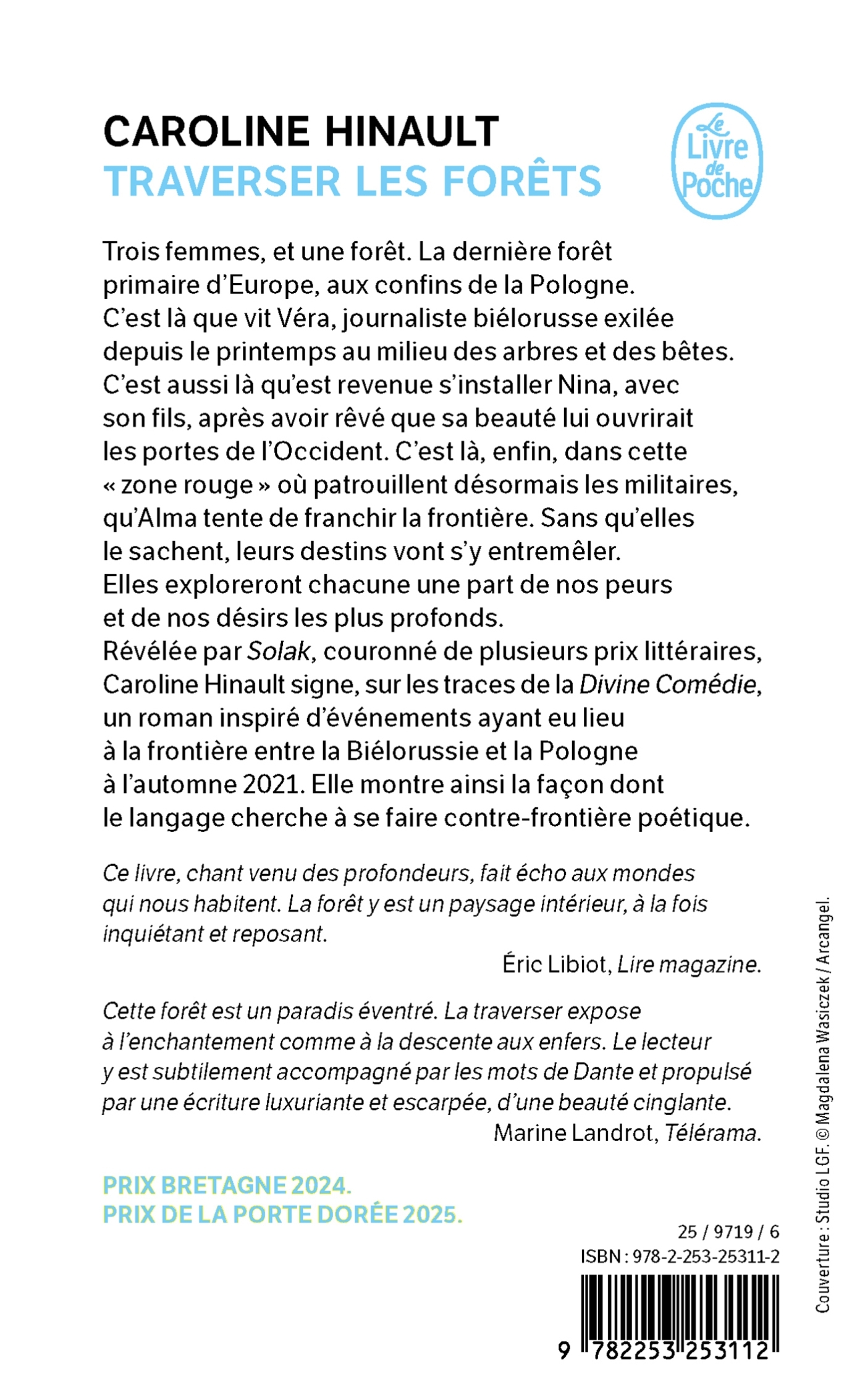 Traverser les forêts - Caroline Hinault - LGF