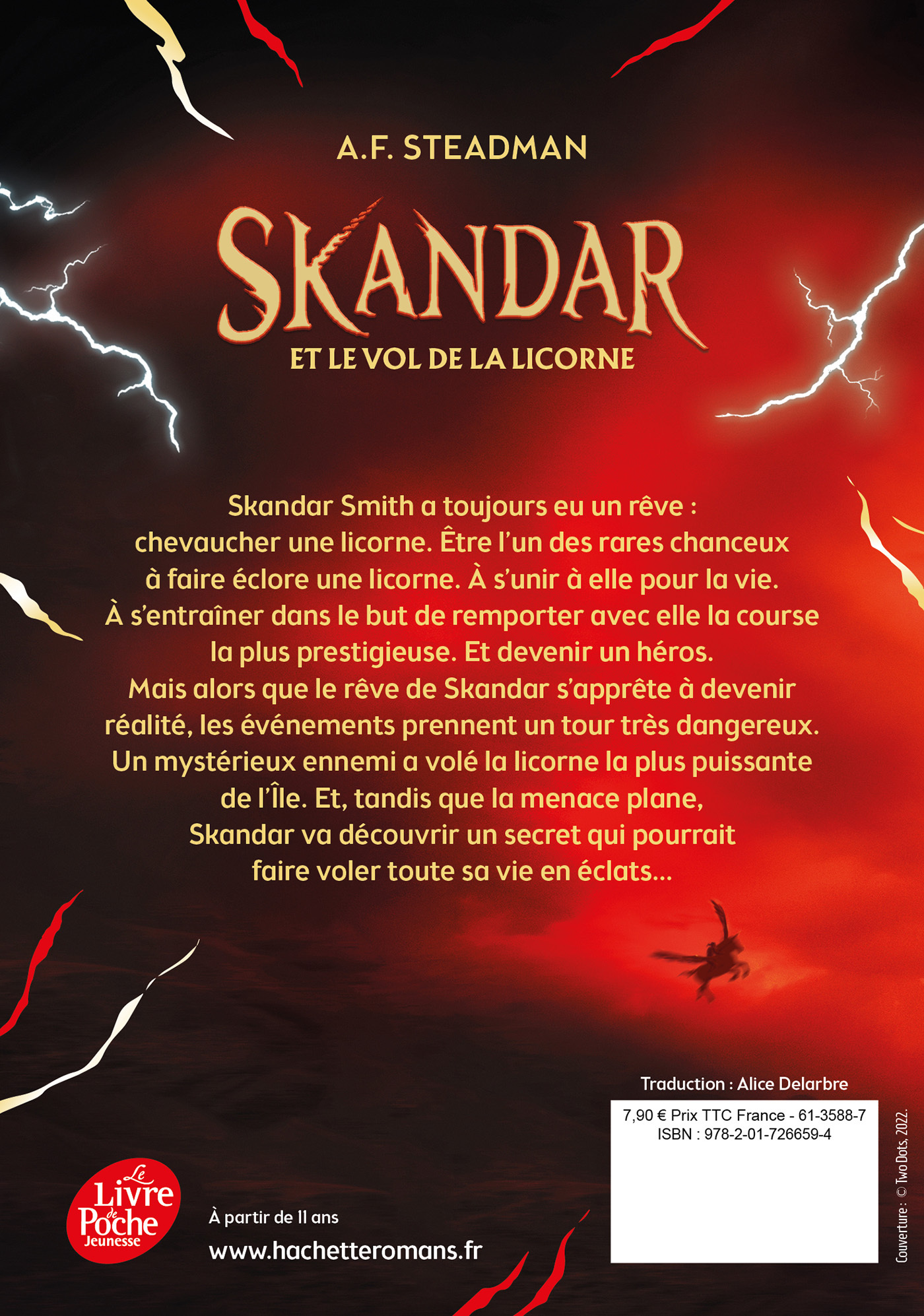 Skandar et le vol de la licorne - Tome 1 - A.F. Steadman - POCHE JEUNESSE