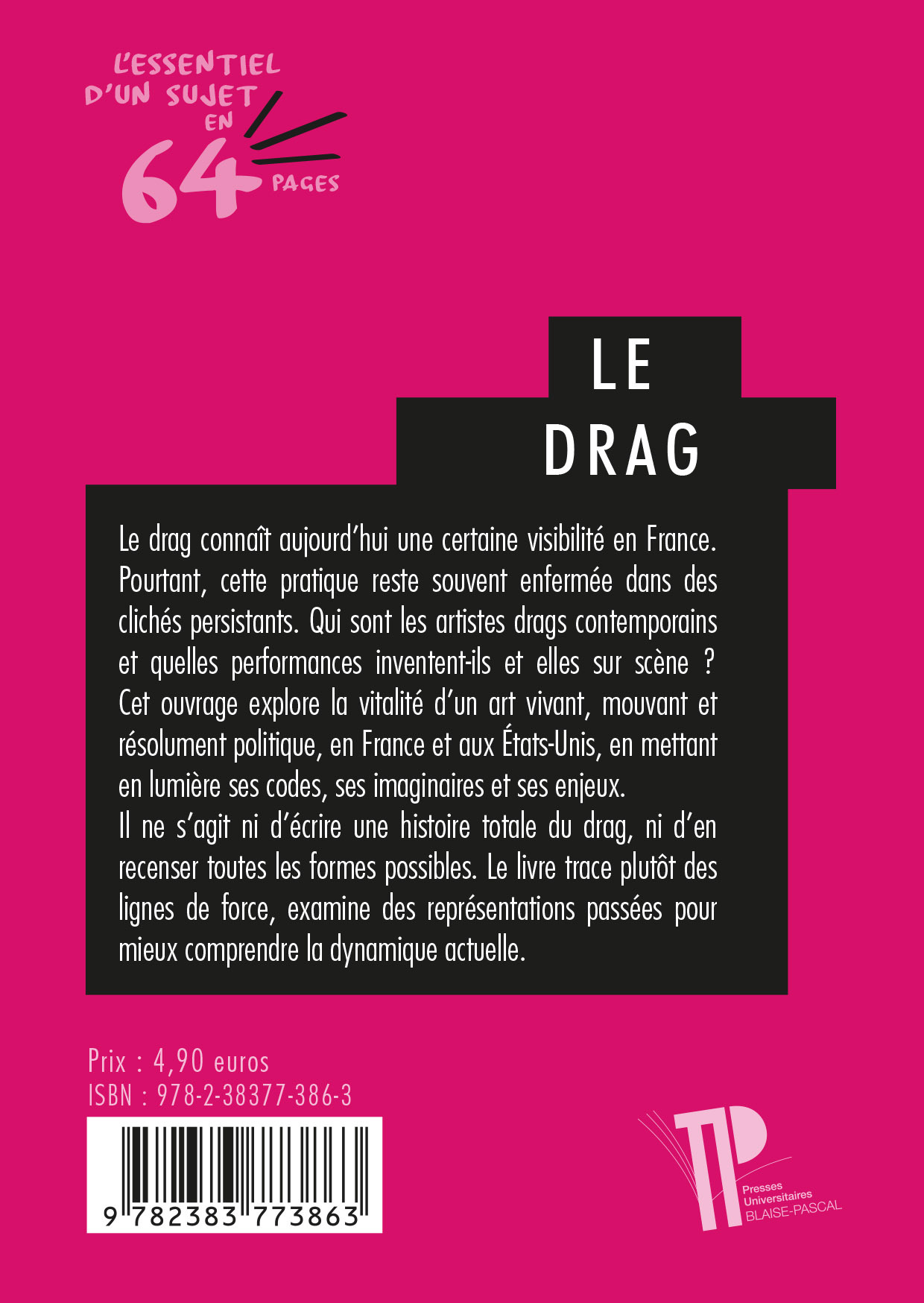 Le drag -  REYRAUD MARGOT, Margot Reyraud - PU CLERMONT
