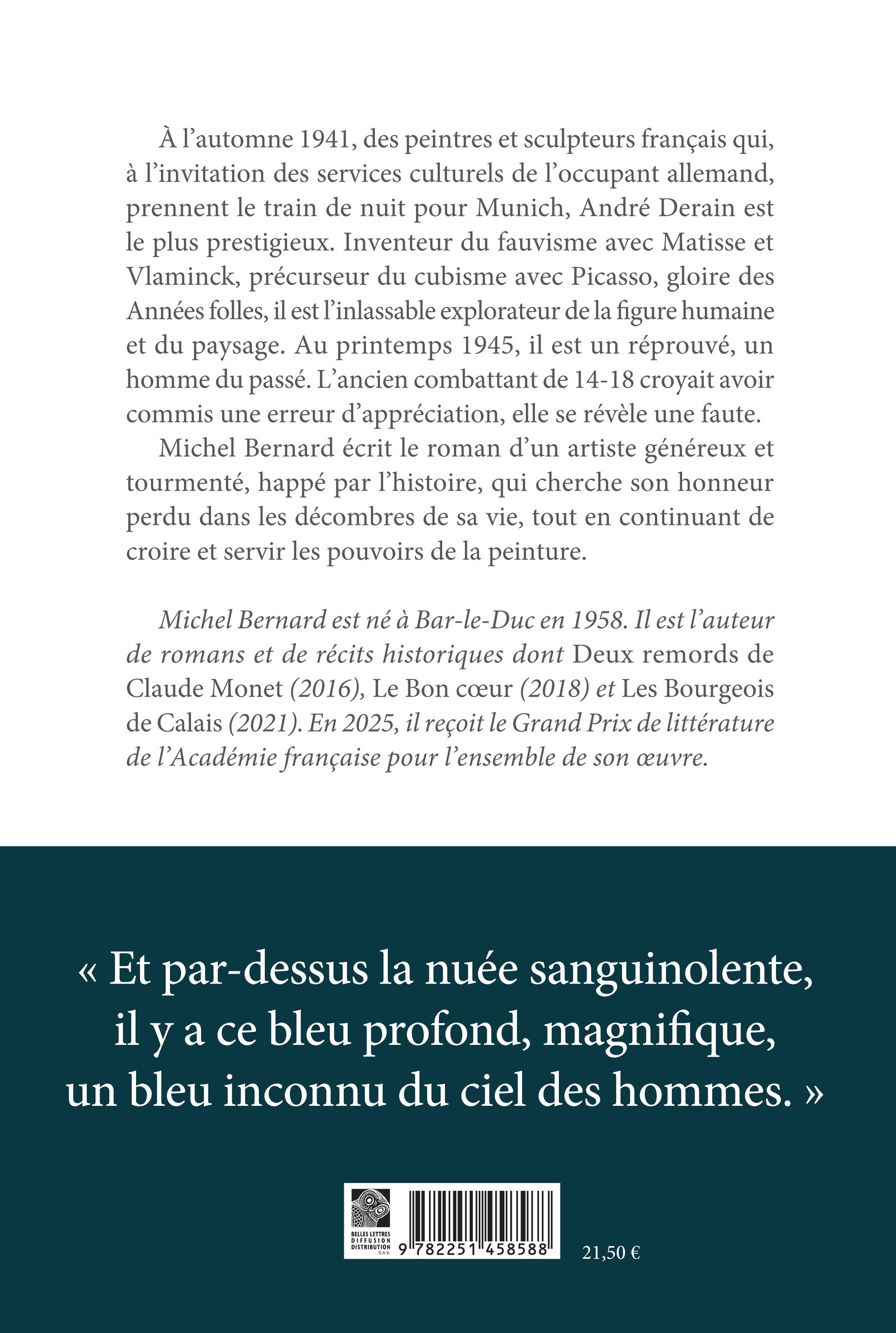 L’Automne d’André Derain - Michel Bernard - BELLES LETTRES