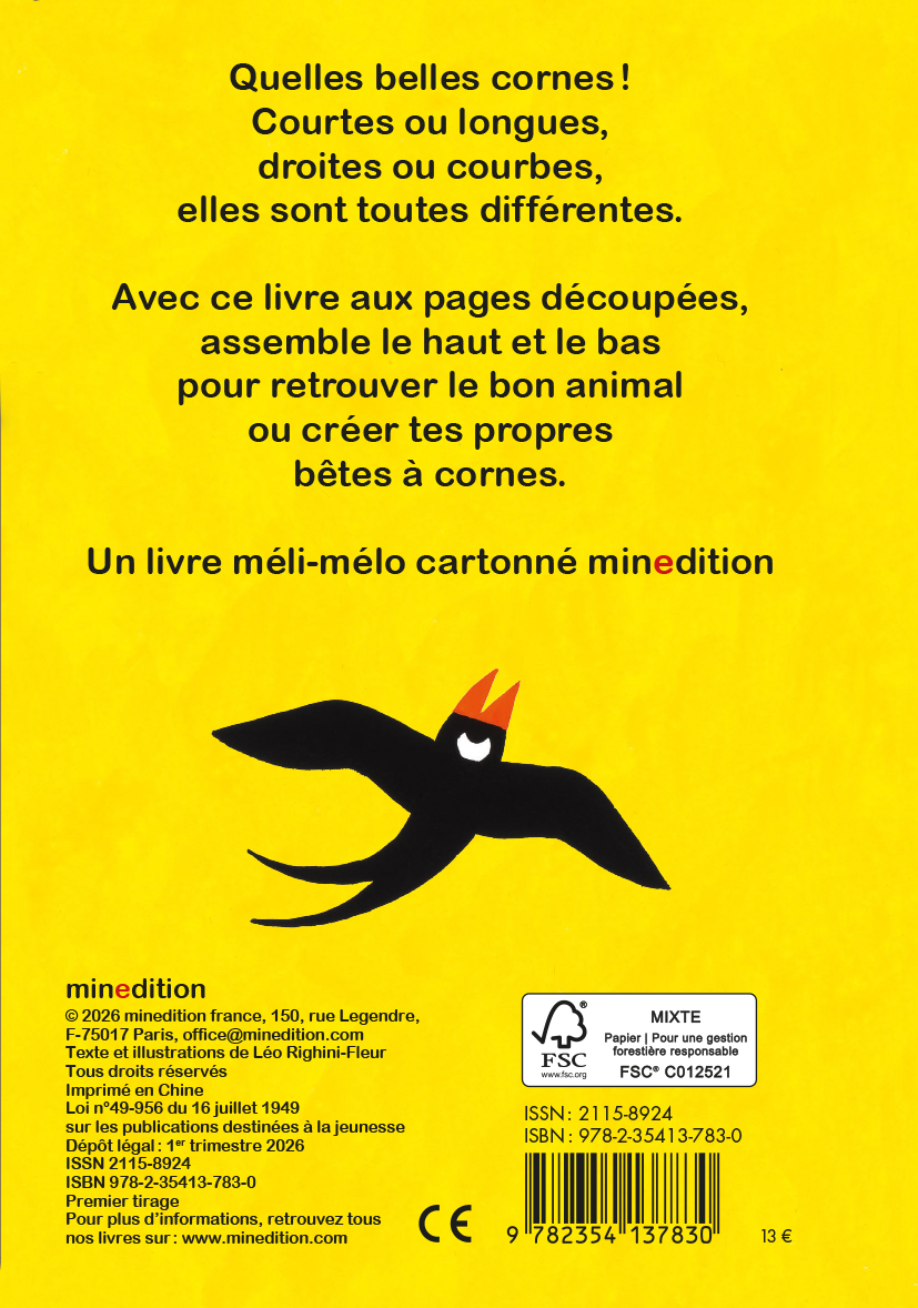 À qui sont ces cornes ? - Léo Righini-Fleur - MINEDITION