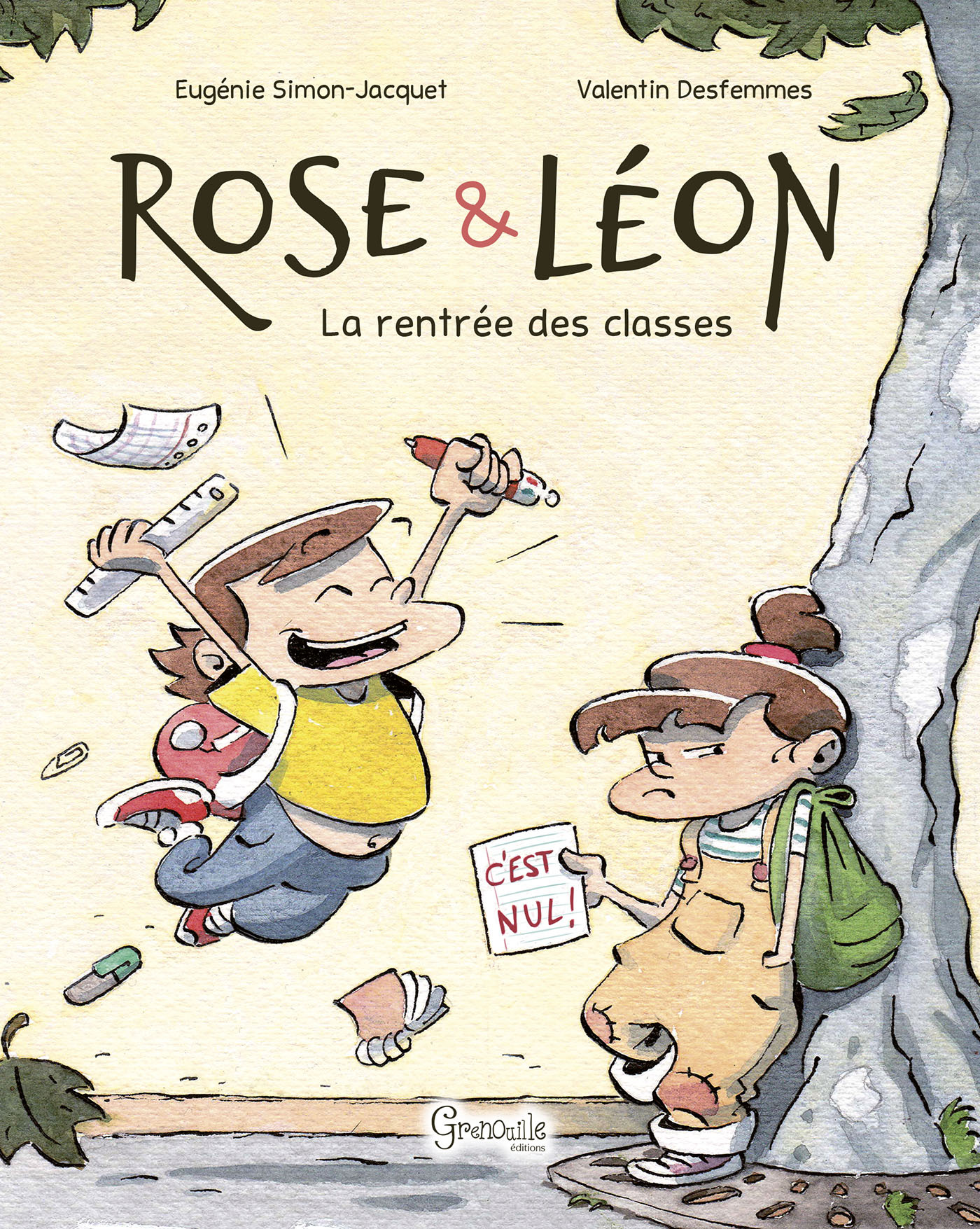 La rentrée des classes - Eugénie Simon-Jacquet, Valentin Desfemmes,  V.DESFEMMES- E.SIMON - GRENOUILLE
