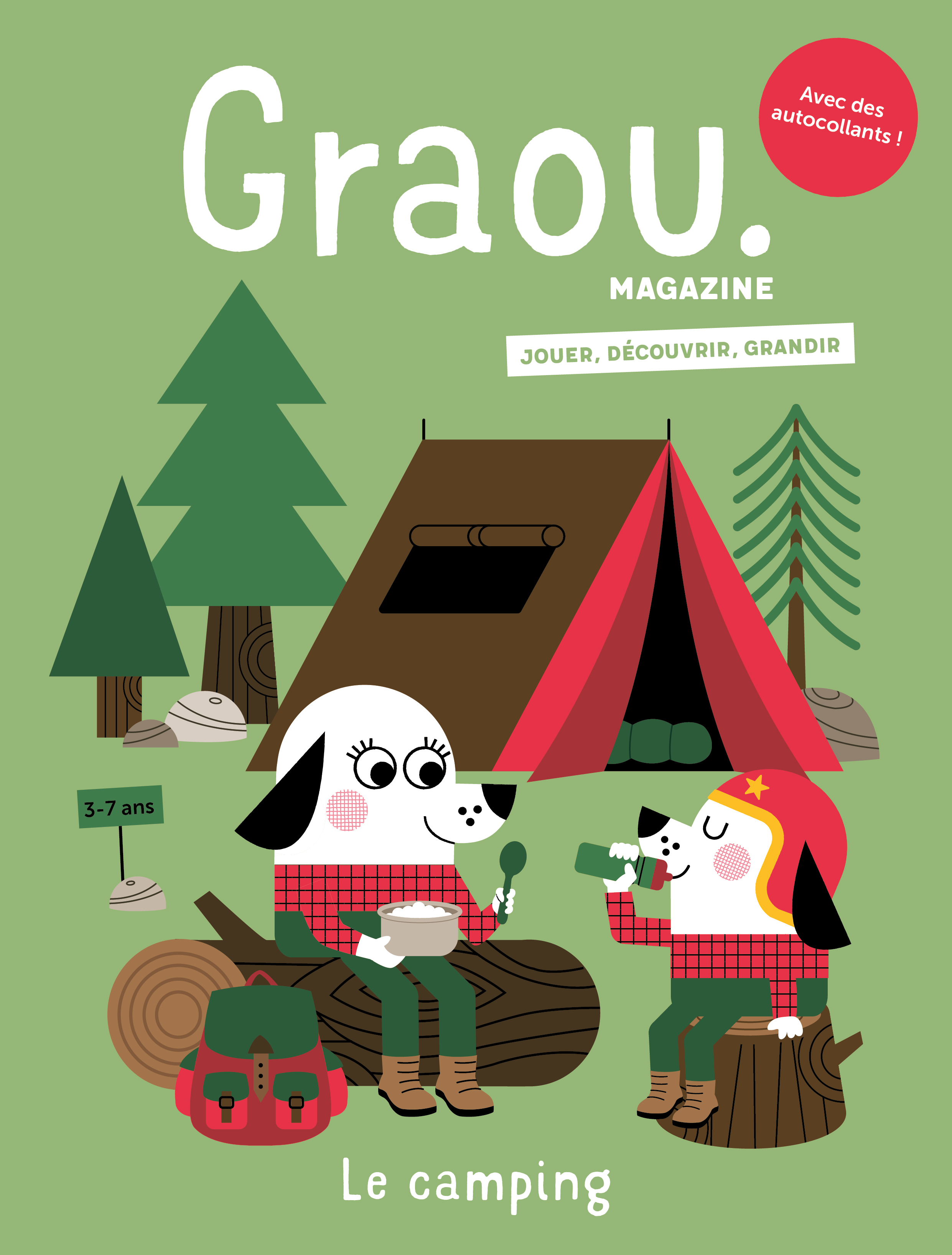 Magazine Graou n°54 - Le Camping (juin-juil 2026) - Mathis Mathis, Aurore Petit, Steffie Broccoli, Anne-Sophie Constancien - MAISON GEORGES